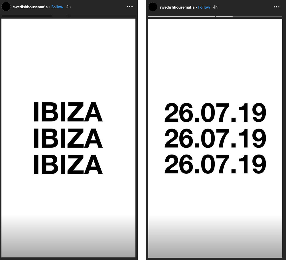 Swedish House Mafia Ibiza 26 July 2019