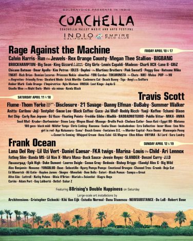 Coachella 2020 Lineup is finally here