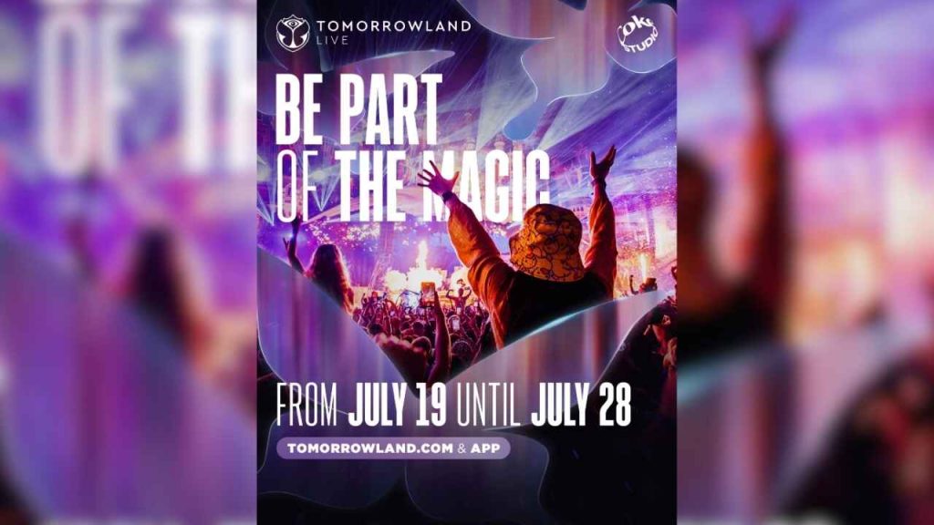 tomorrowland 2024 mainstage livestream event flyer