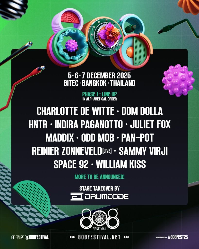 808 Festival: Bangkok's Epic Electronic Festival is Back this 2025