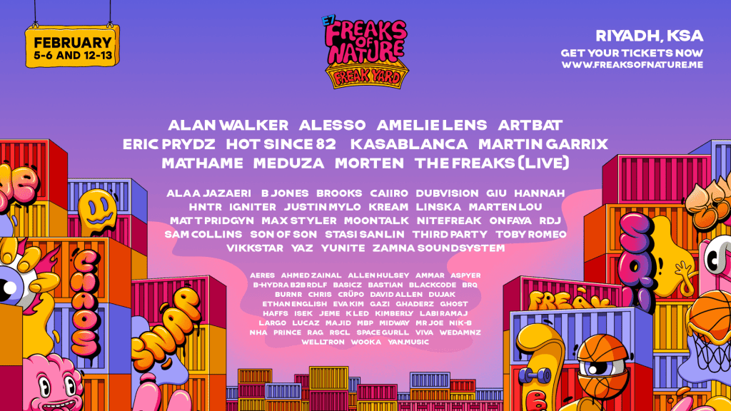 Freaks of Nature 2026 Riyadh Full Guide and Lineup