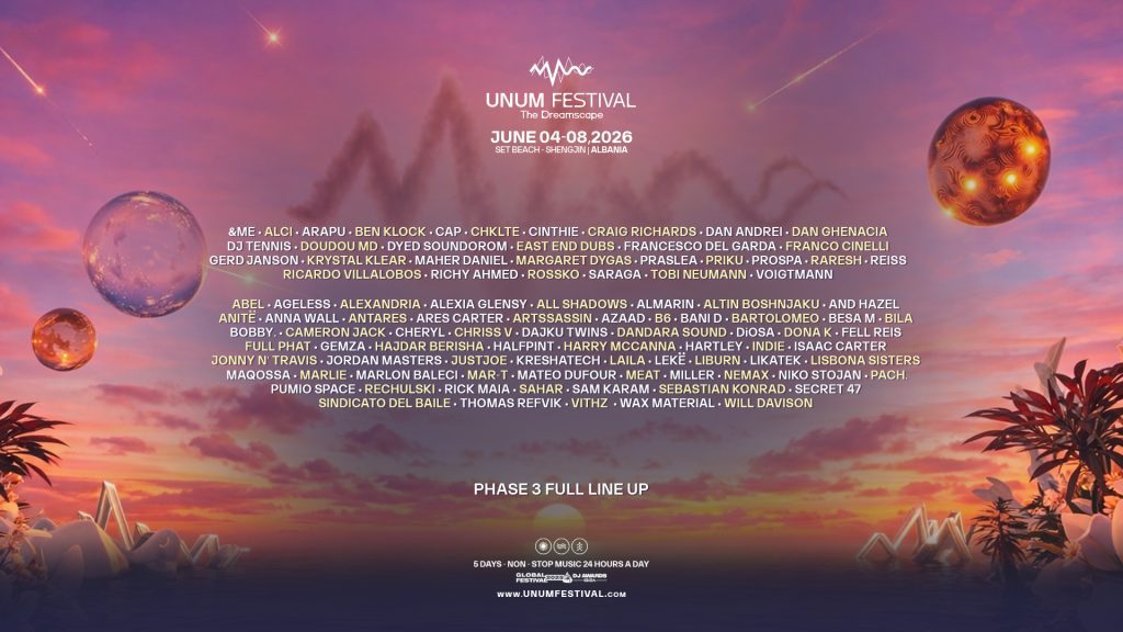 unum festival 2026 lineup